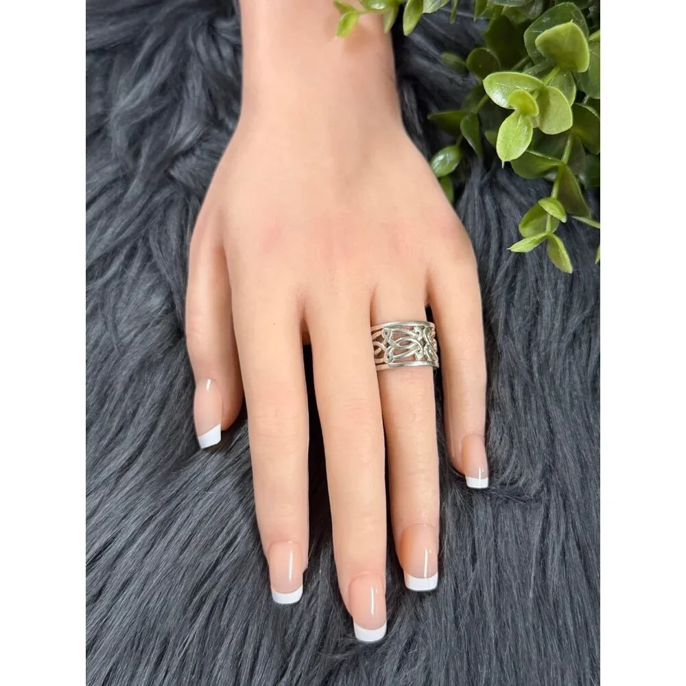 925 Wide Cut-Out Band‎ Ring